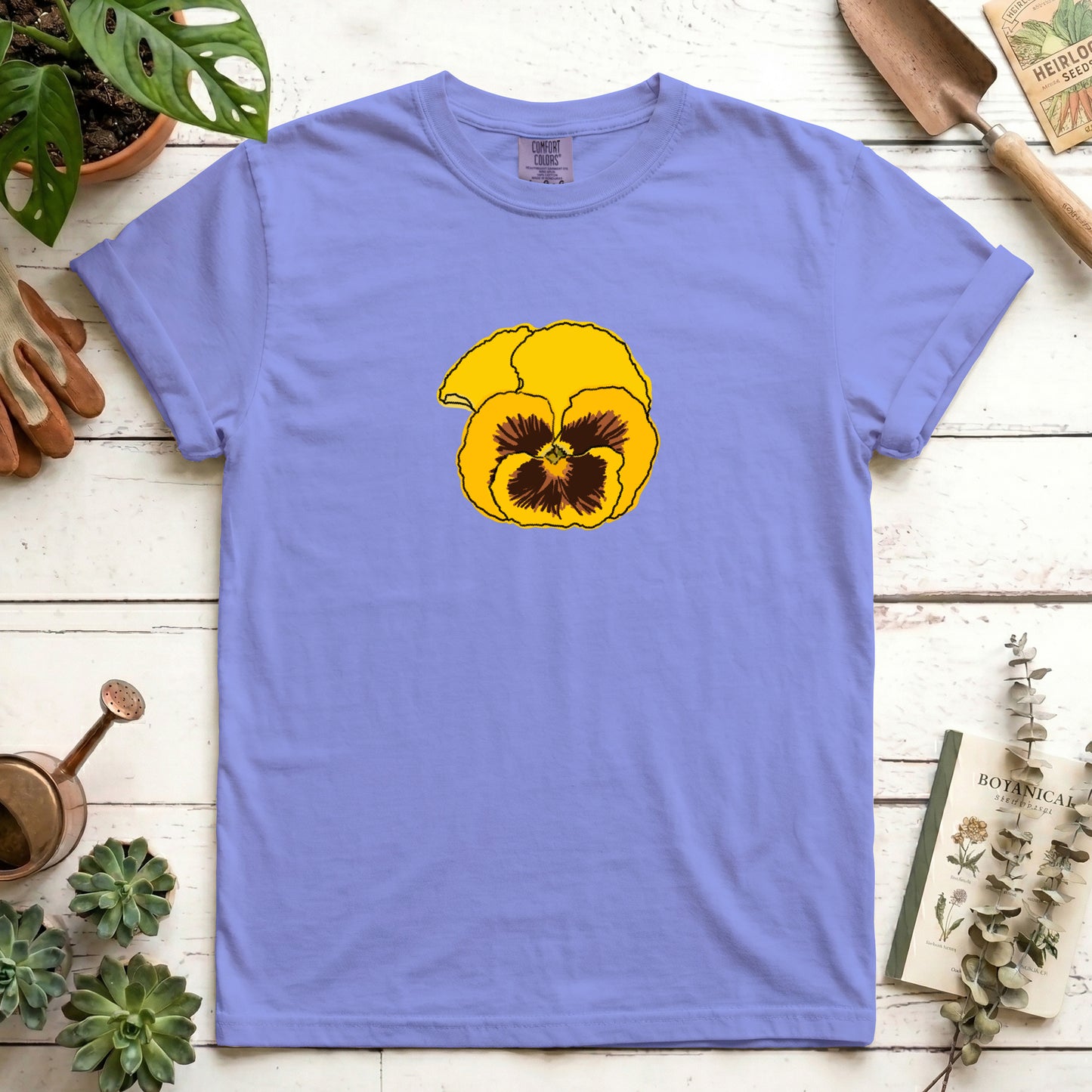 yellow pansy