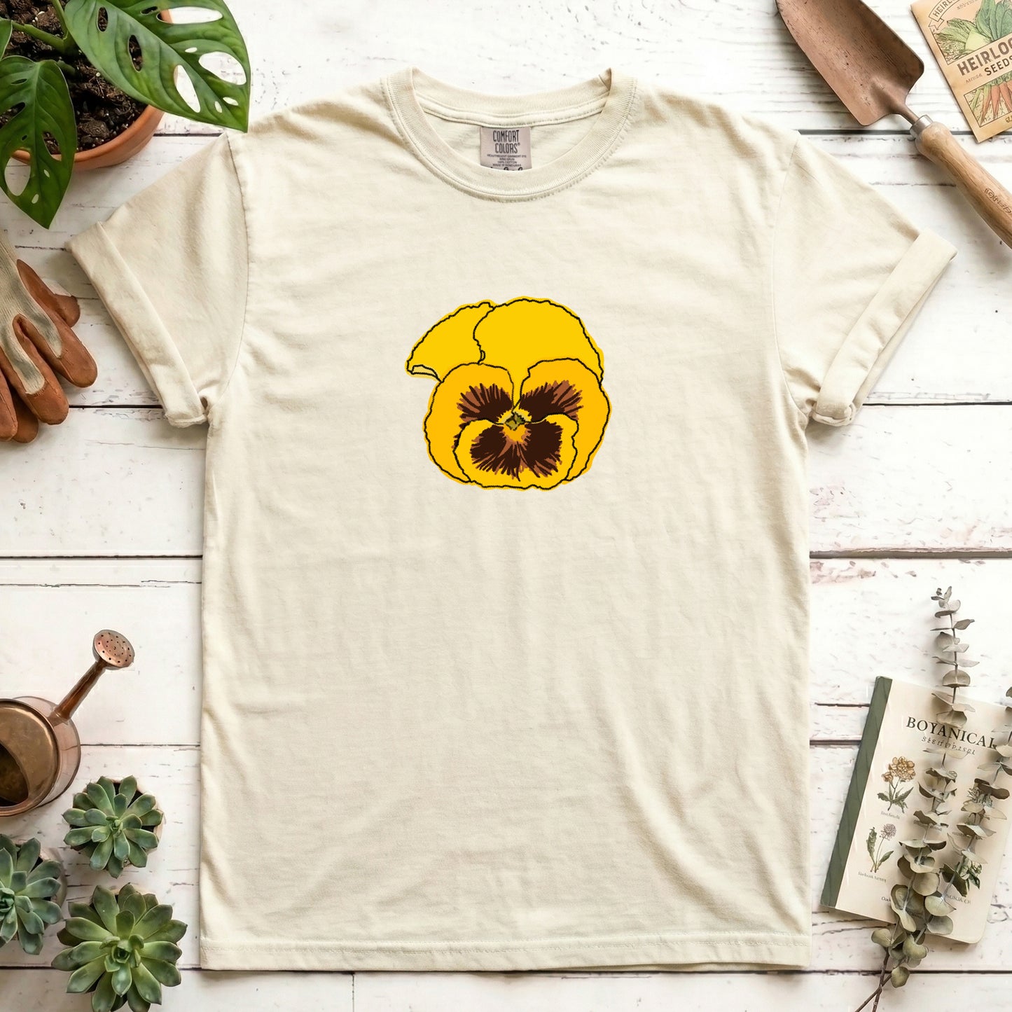 yellow pansy