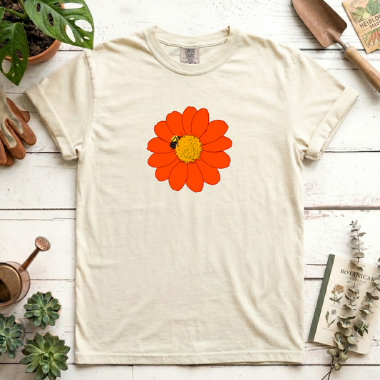 Bee and flower