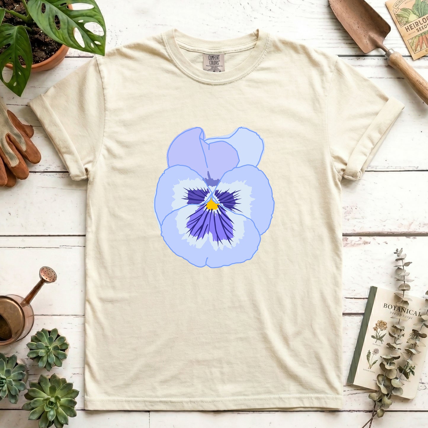 blue pansy
