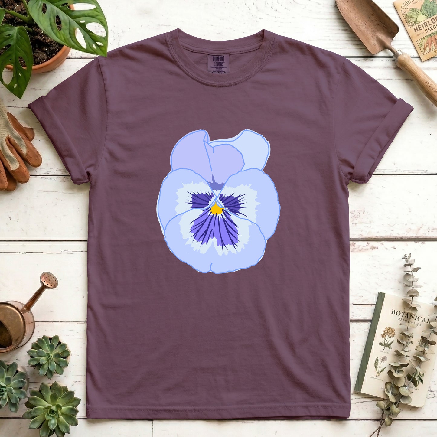 blue pansy