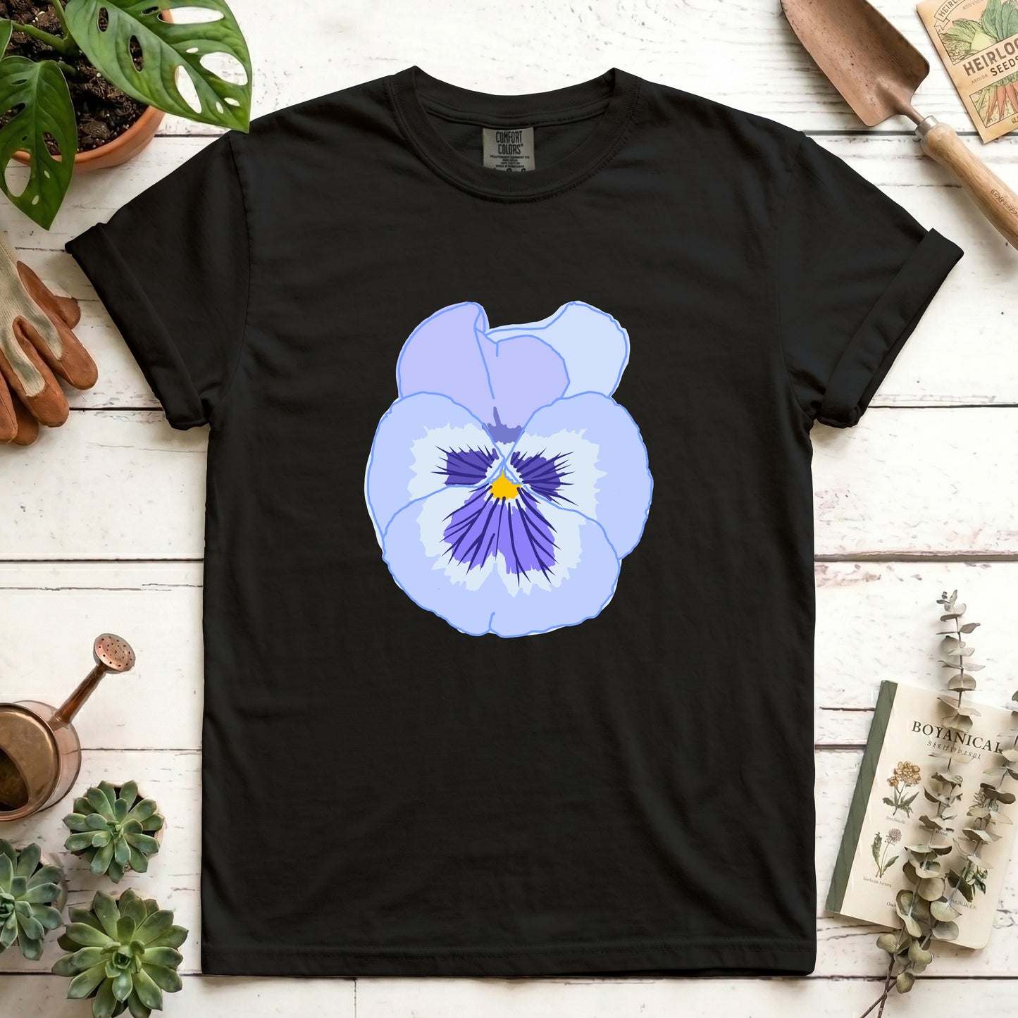 blue pansy