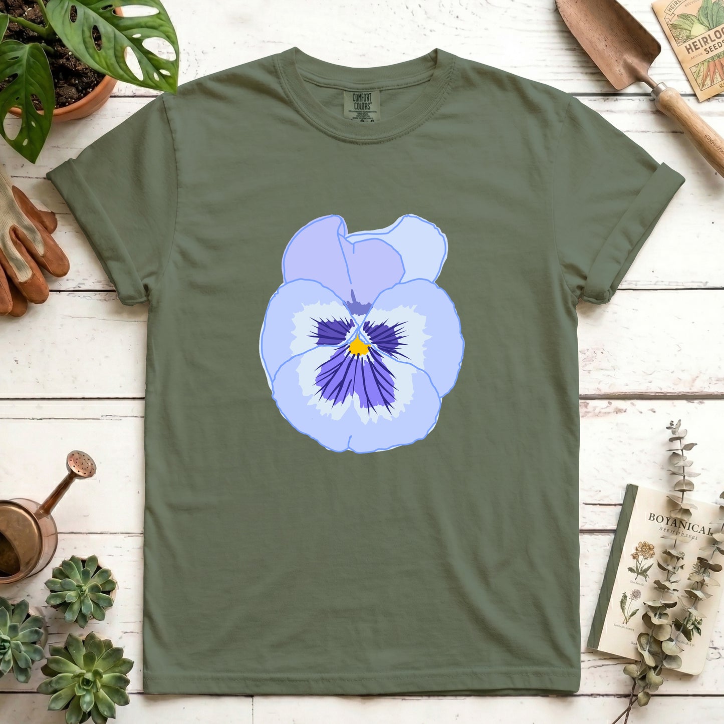blue pansy