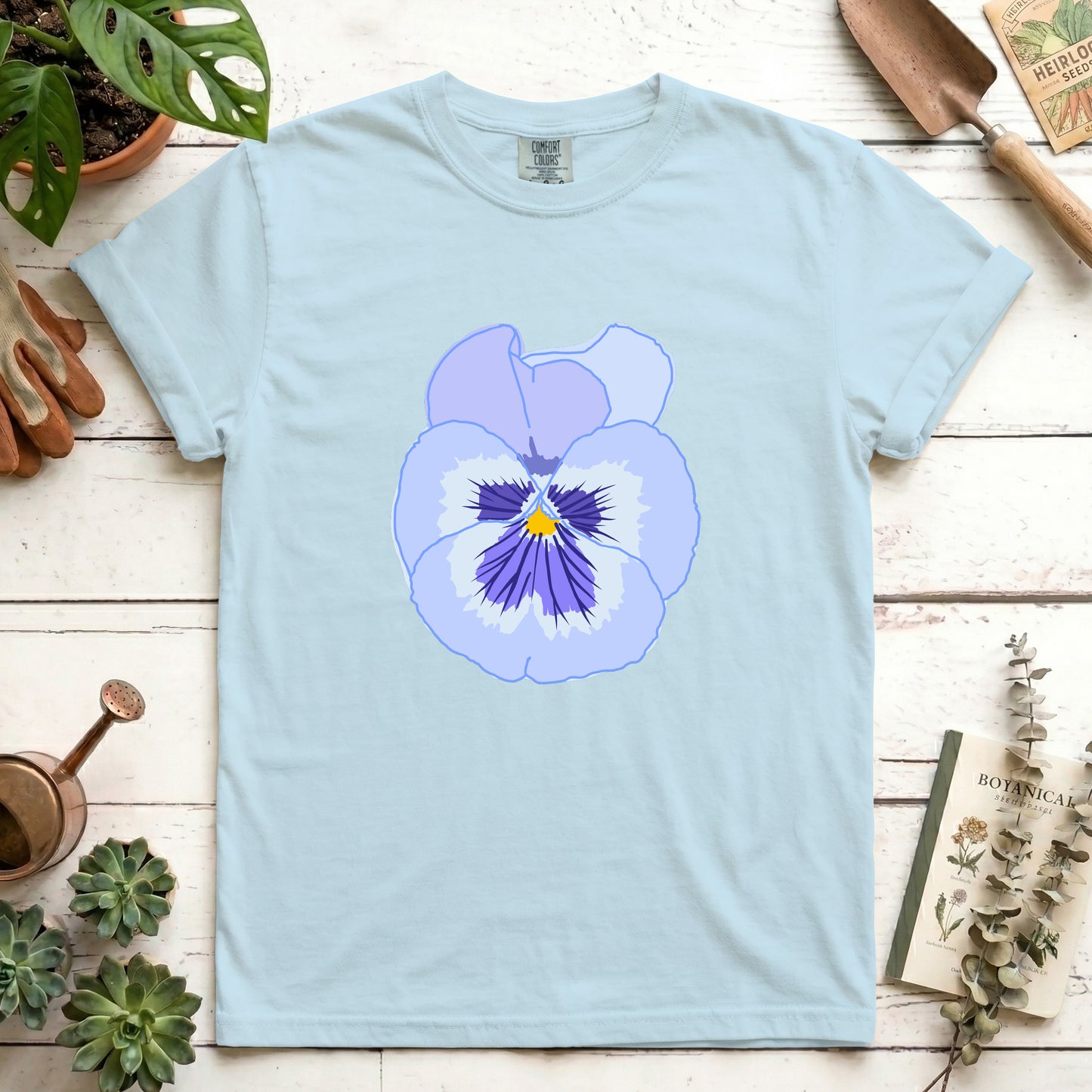 blue pansy