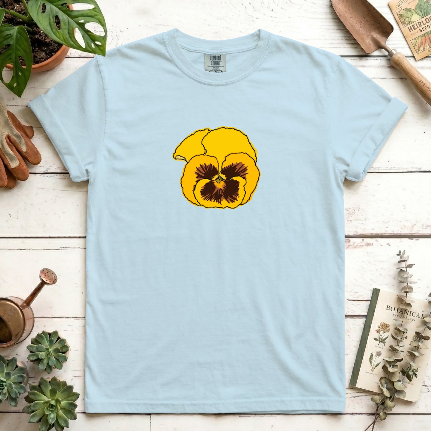 yellow pansy