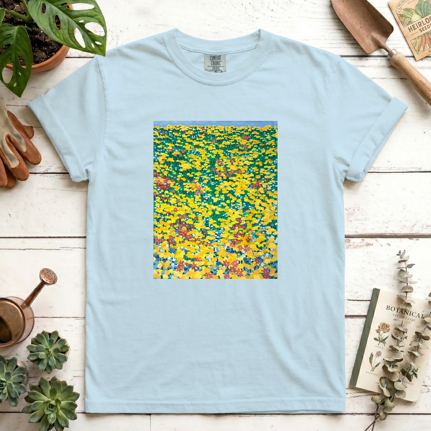 Yellow wild flowers