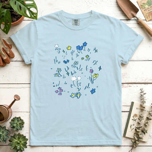sketch of flowers