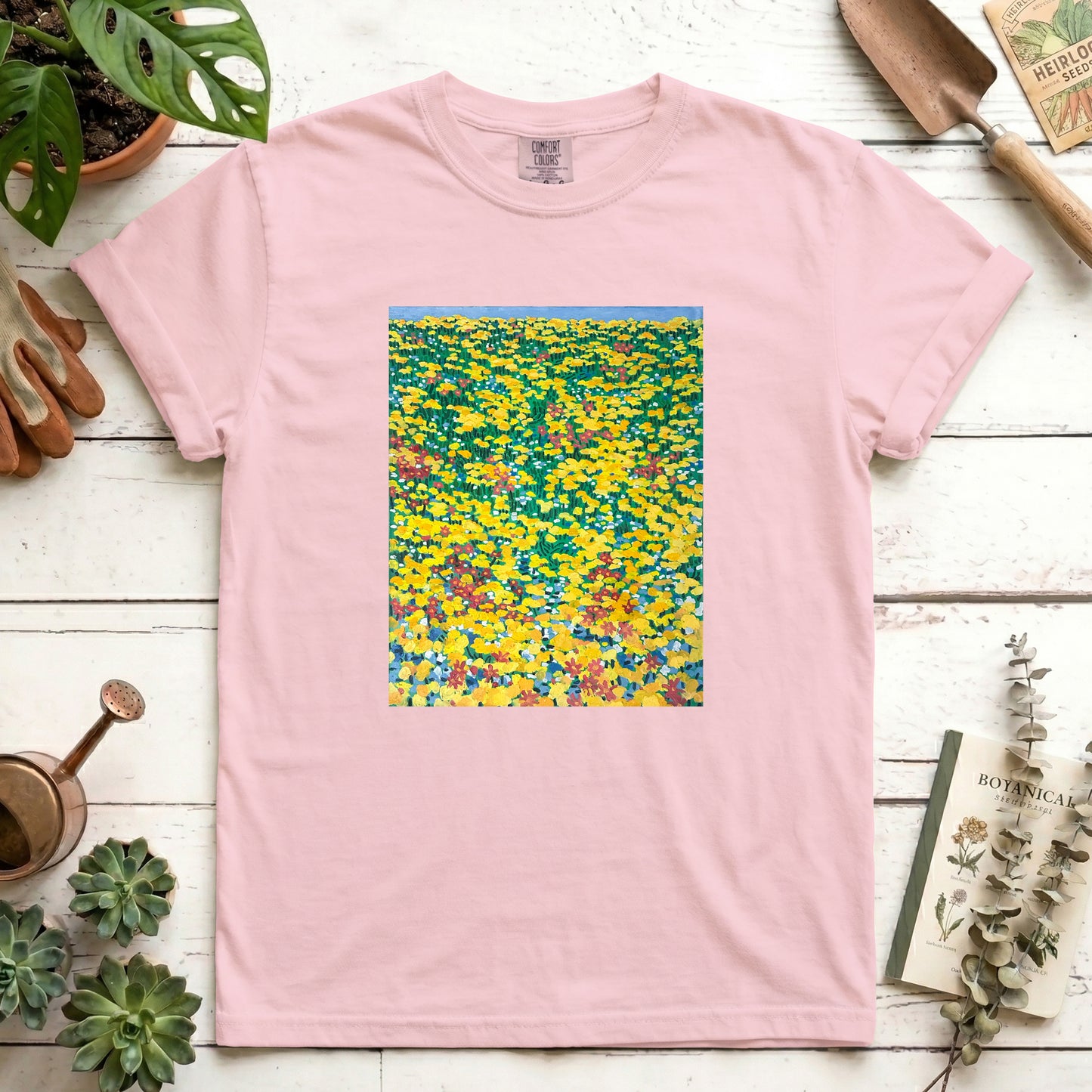 Yellow wild flowers