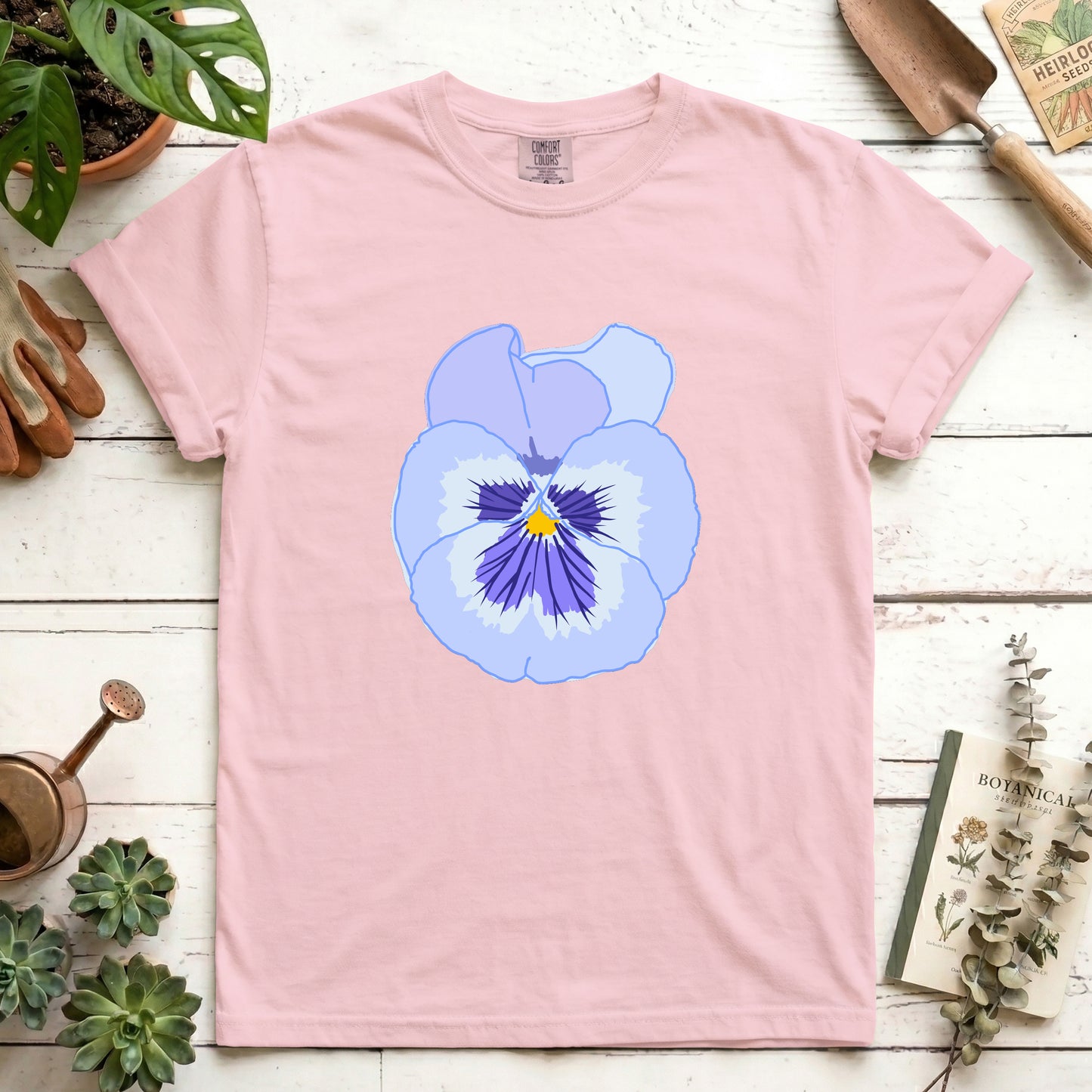 blue pansy