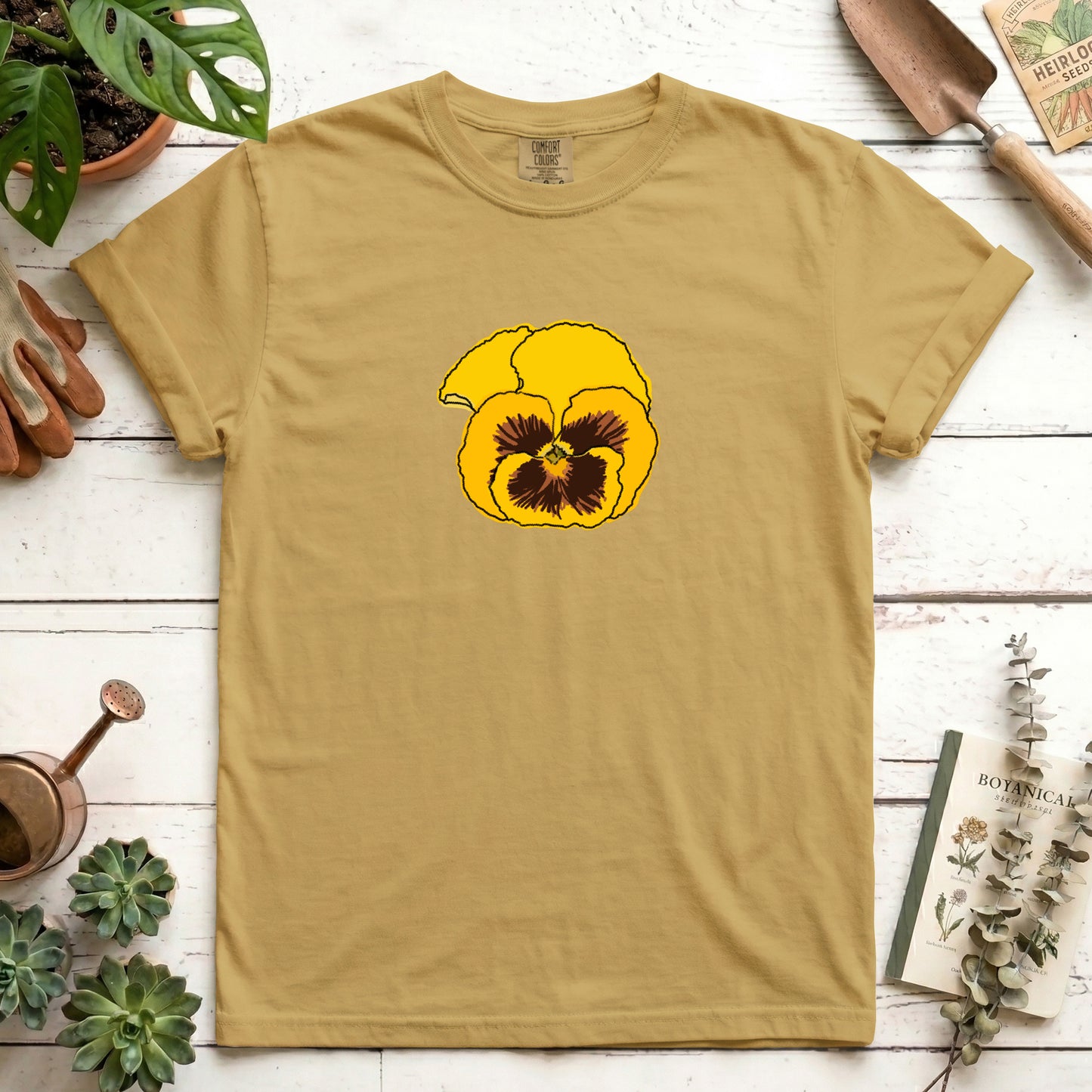 yellow pansy
