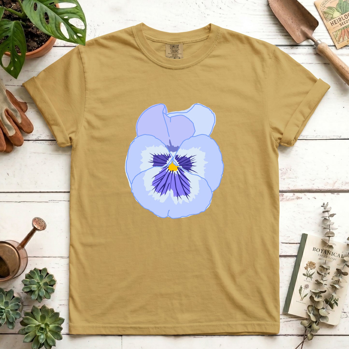 blue pansy
