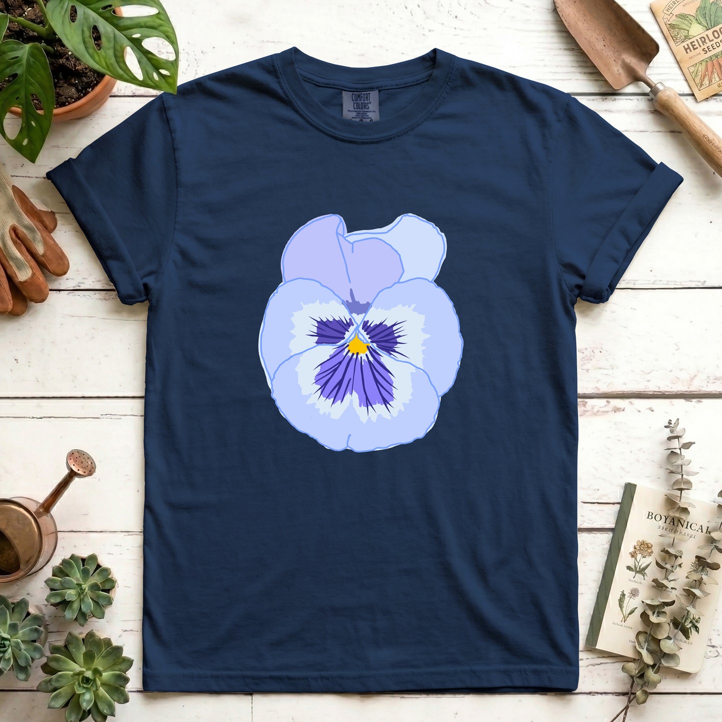 blue pansy