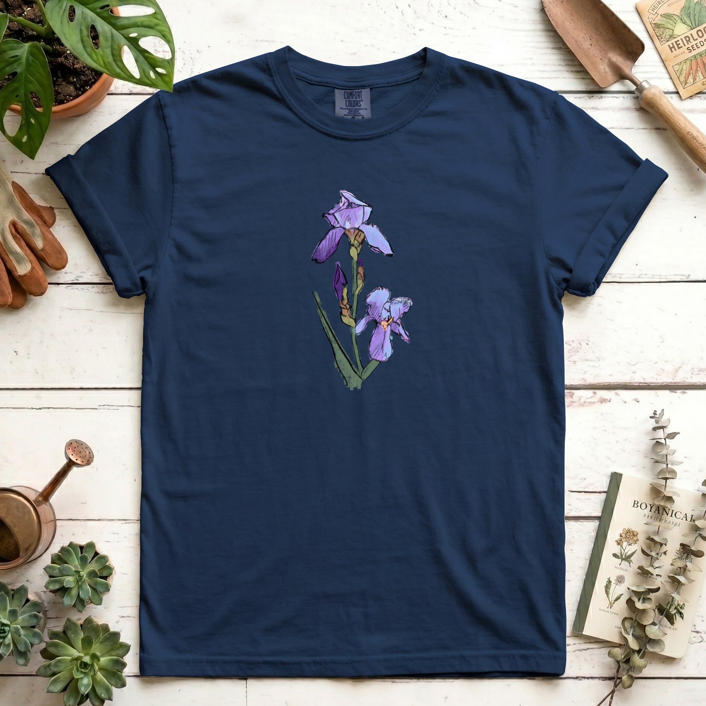 Iris sketch - Front
