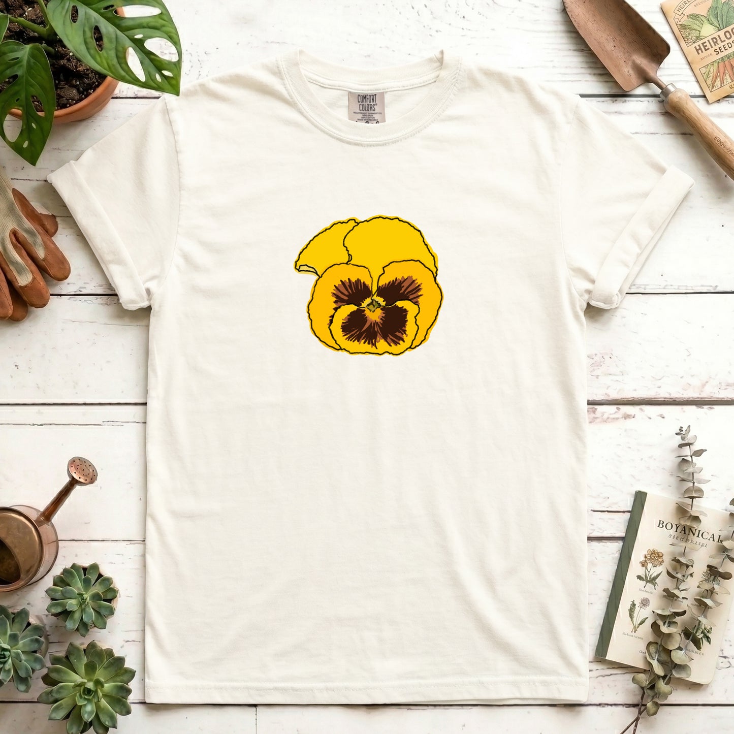 yellow pansy