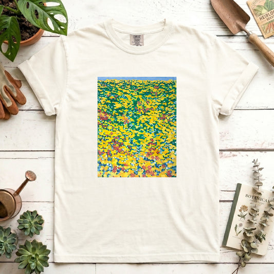 Yellow wild flowers