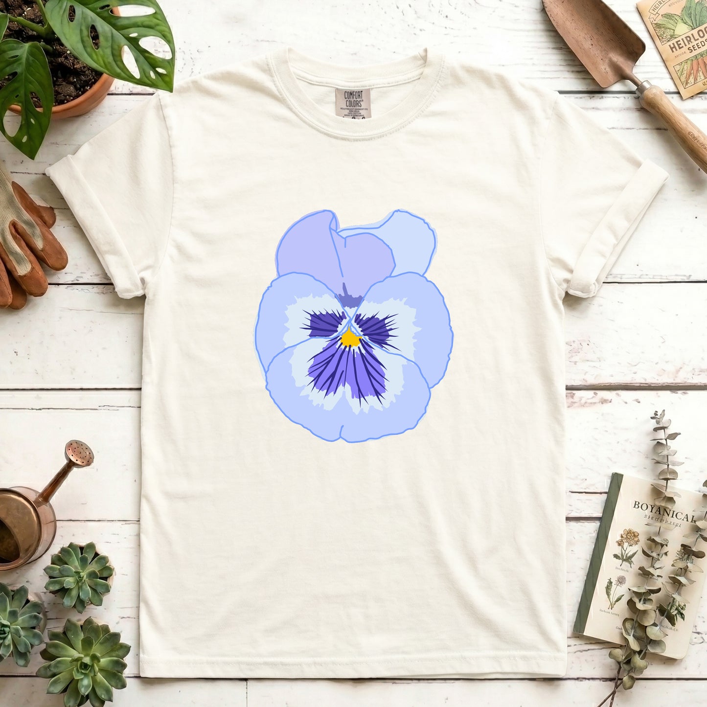 blue pansy