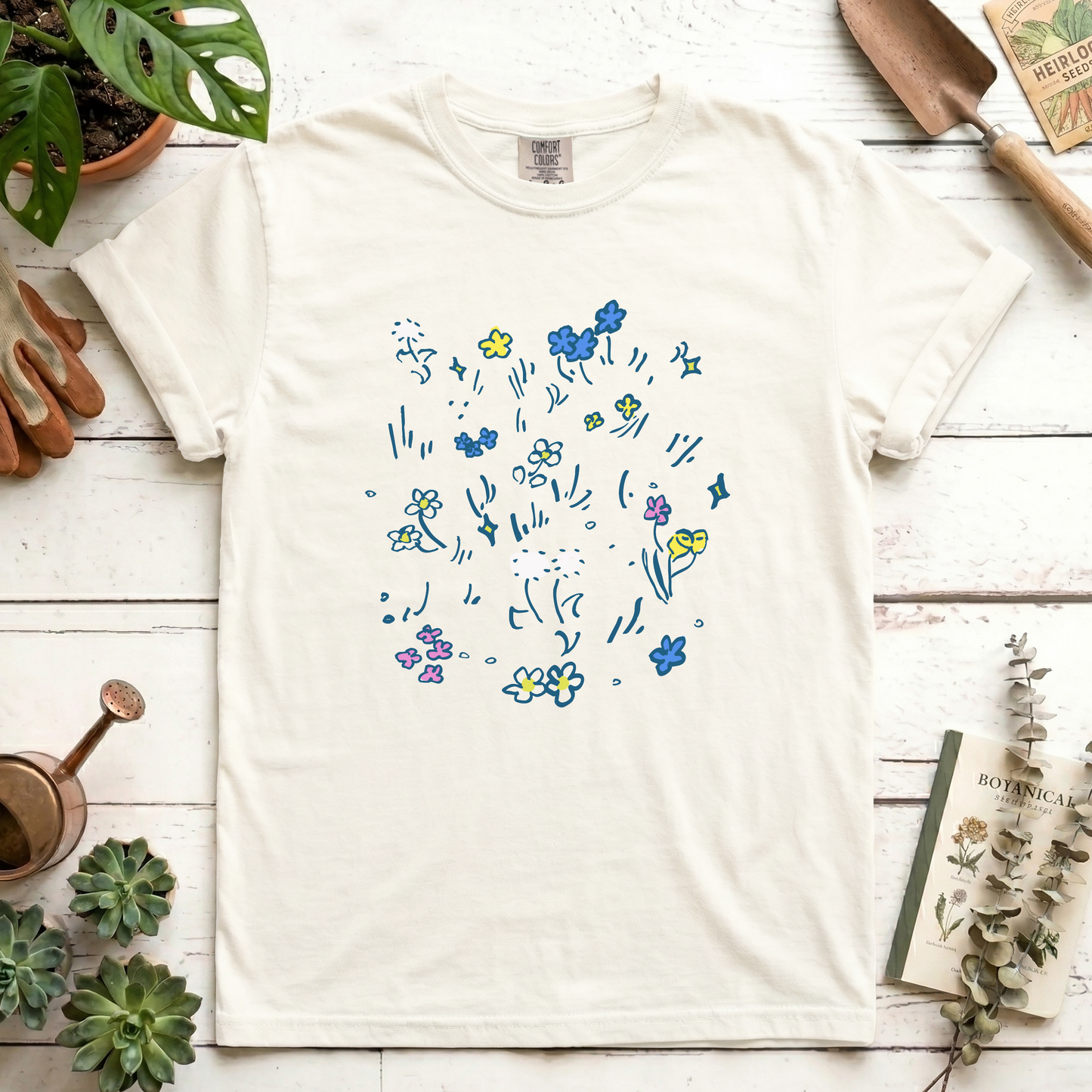 sketch of flowers