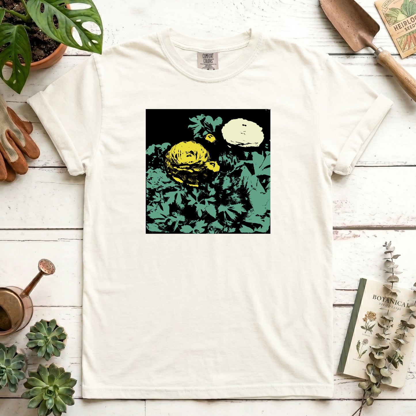white and yellow