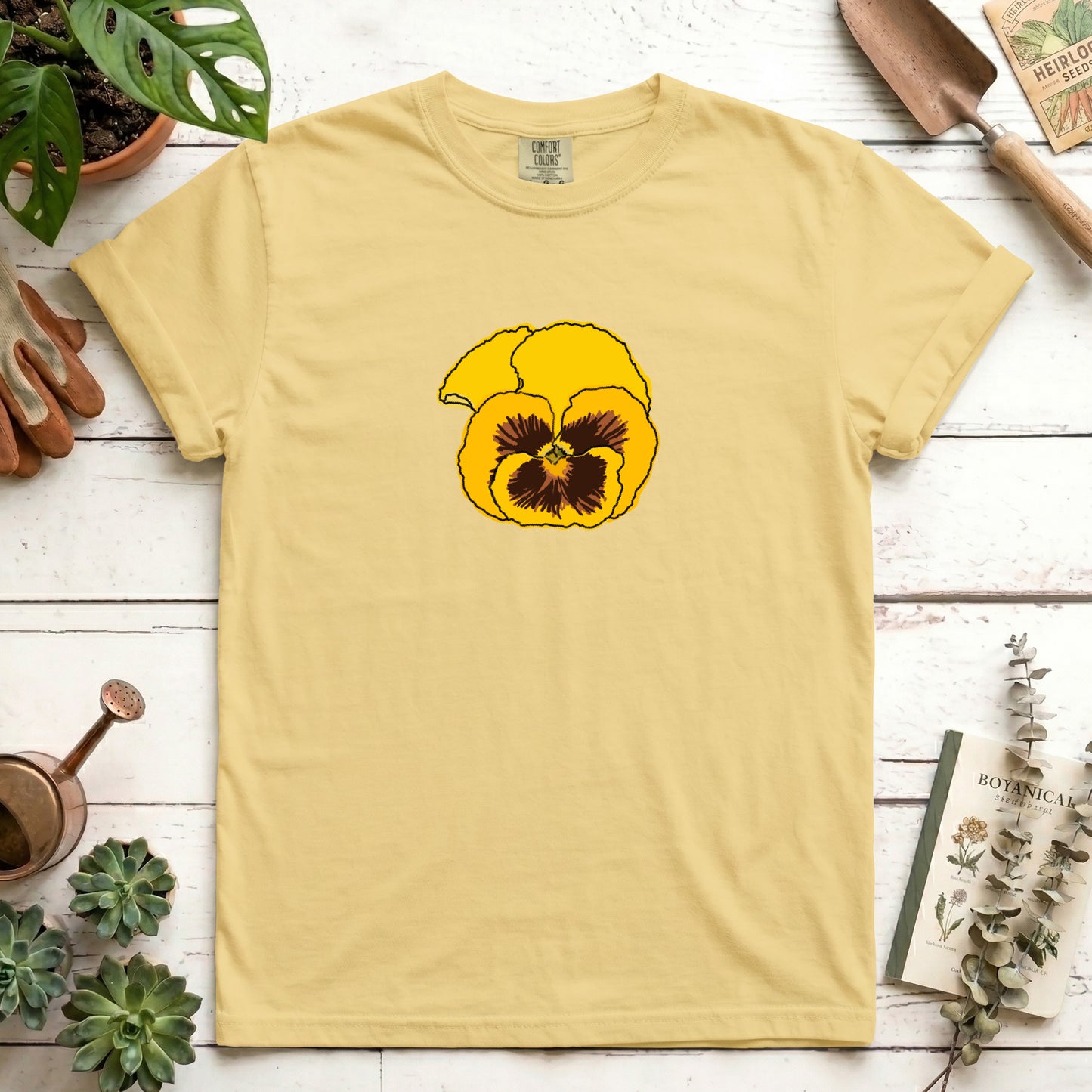 yellow pansy