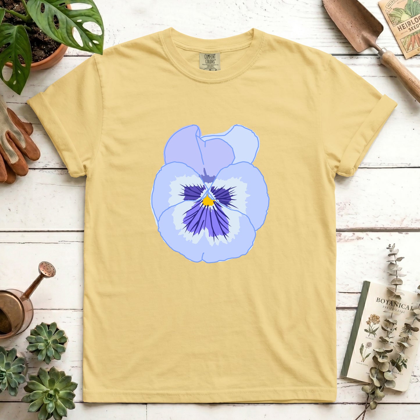 blue pansy