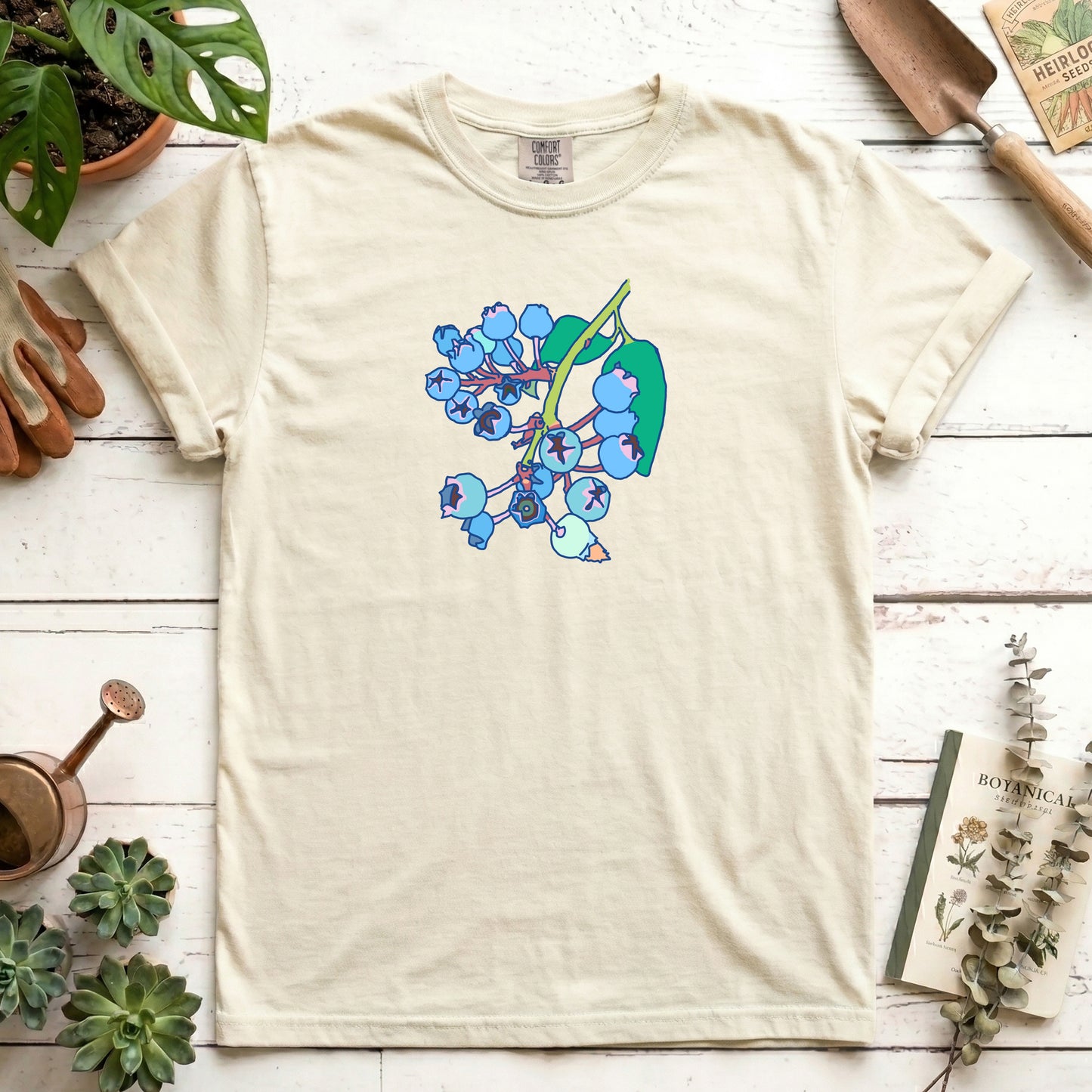 blue berries - front