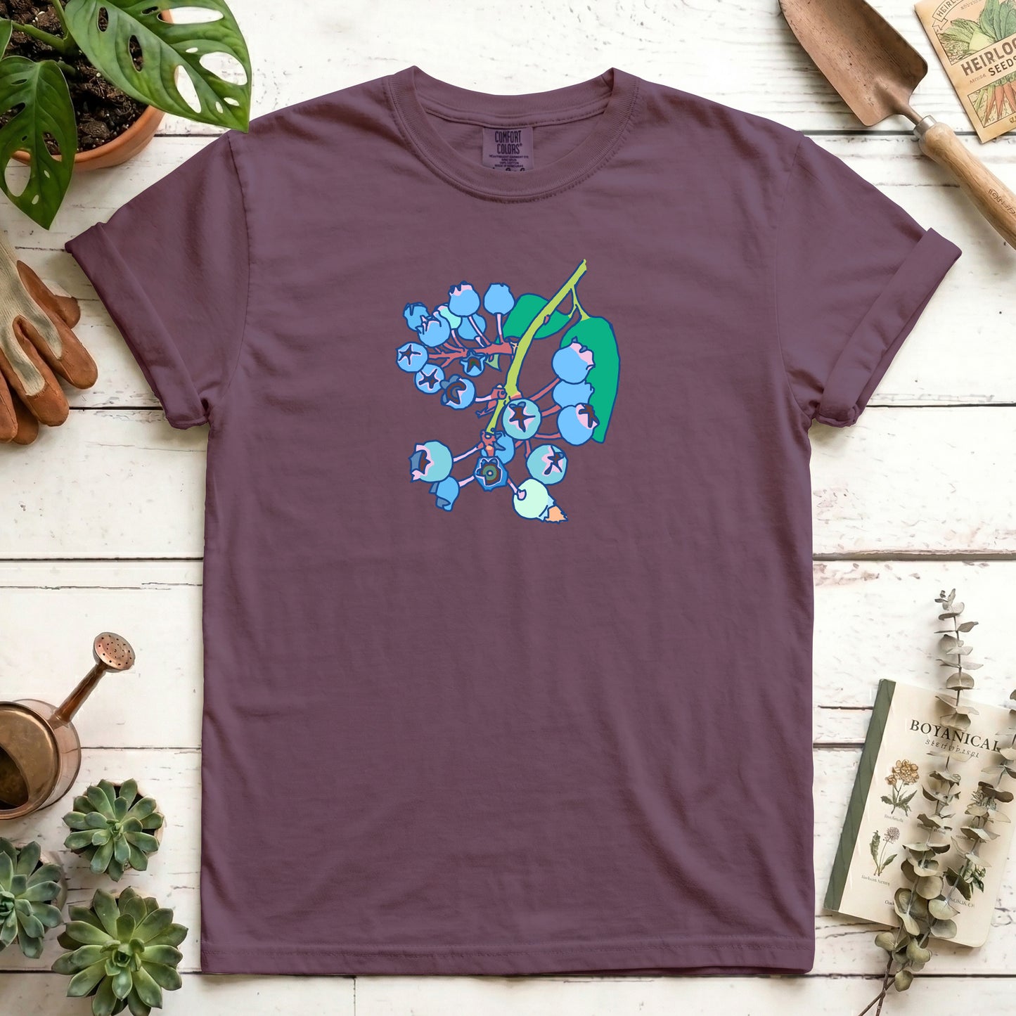 blue berries - front