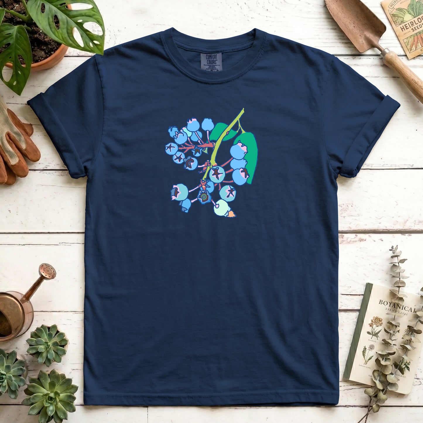 blue berries - front