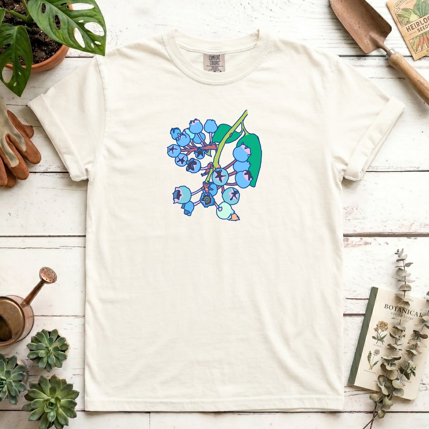 blue berries - front